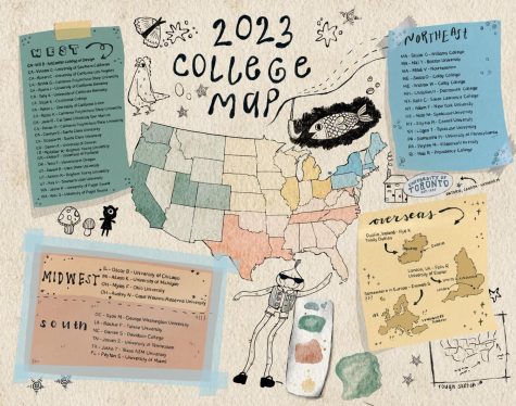 2023 Seniors College Map