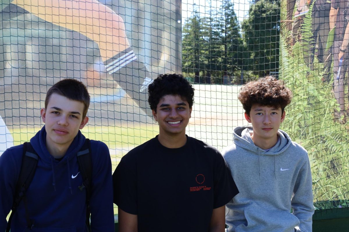 Founders of The Artificial Intelligence Club: sophomores Jake Reynders (right), Dhruv Gupta, Alan Skelley (left)

