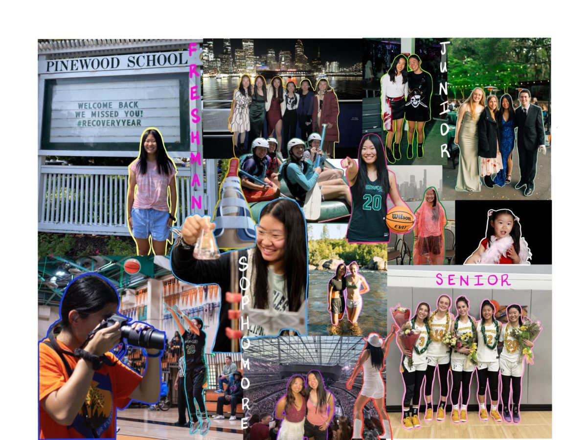 COLLAGE of Gabby’s favorite experiences at Pinewood