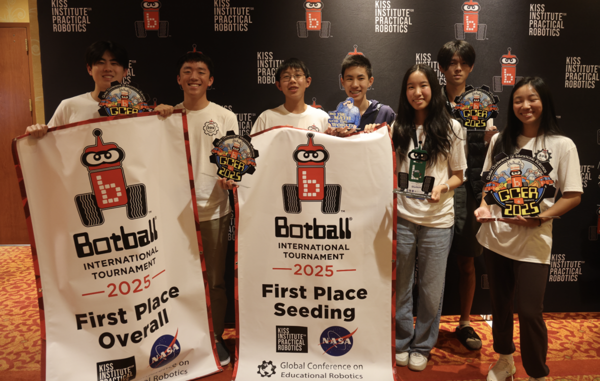 Robotics students win awards at an international competition