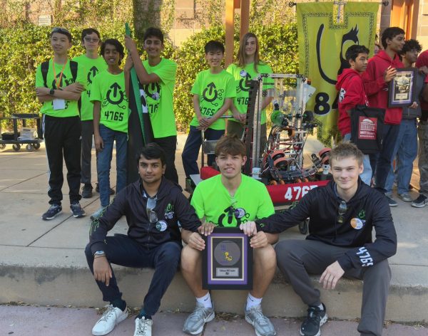 Pinewood’s robotics team wins finalist award at CalGames