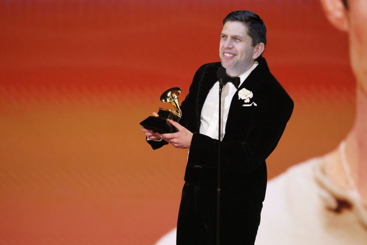 Spence receives the Best Rap Song award at the Grammys