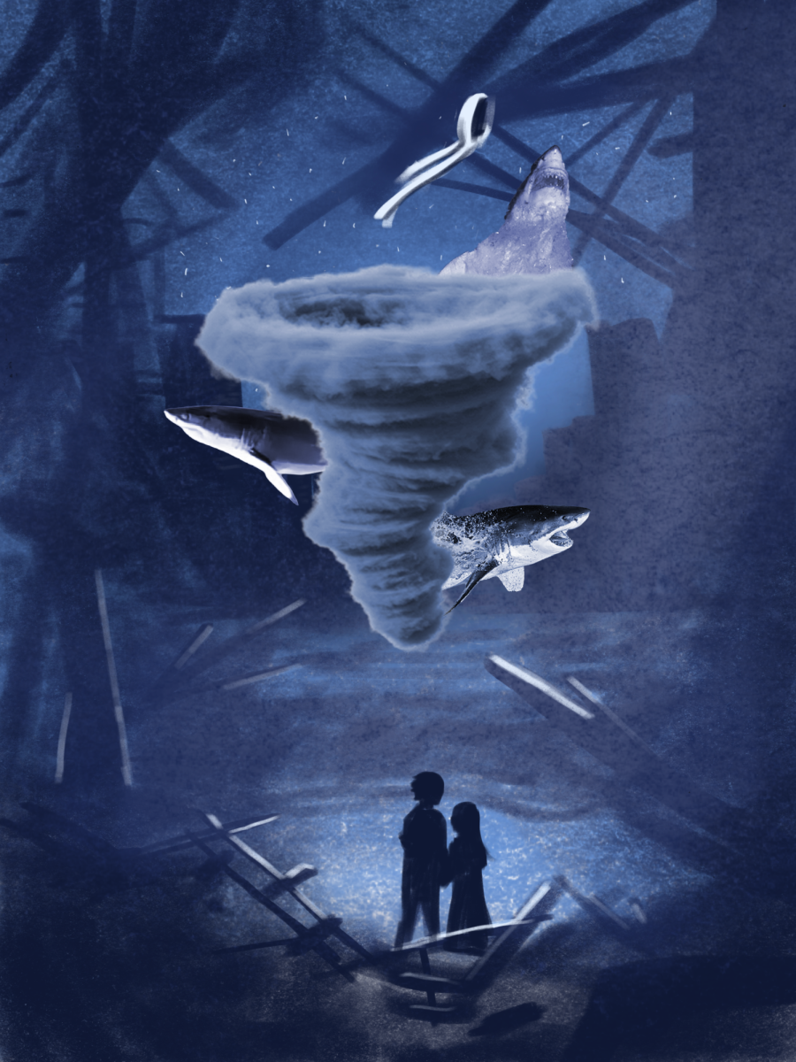 Sharknado Strikes Pinewood Causing Chaos and Destruction